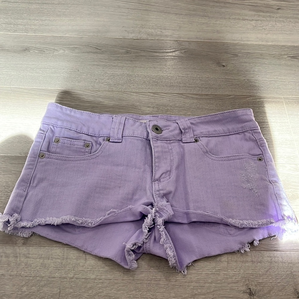 Forever 21 lavender jean shorts
